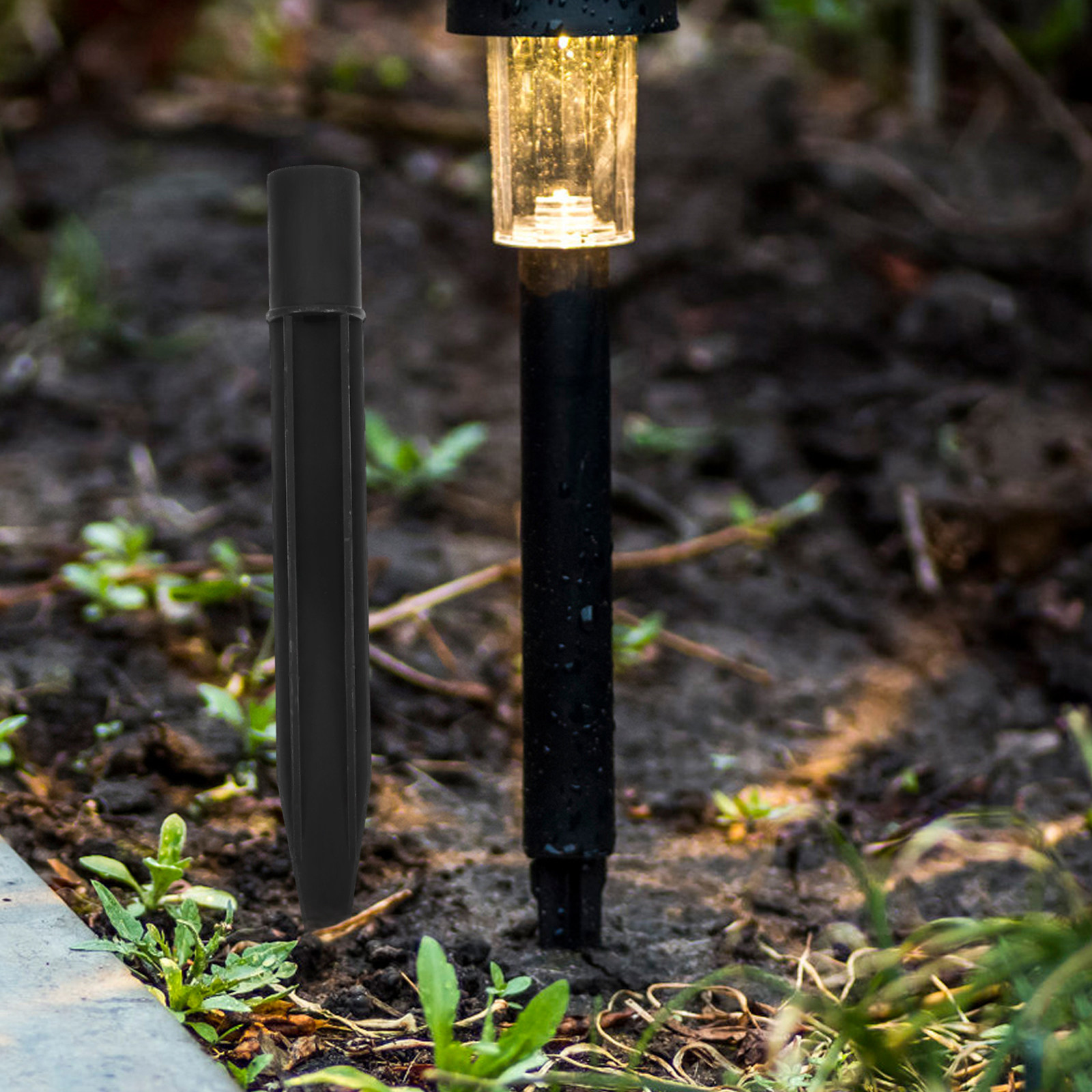 Outdoor Lighting Ground - Ground Spikes for Signs Insertion Sticks