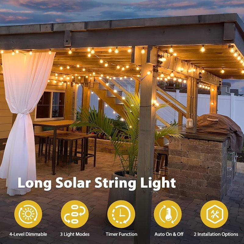64FT G40 Solar Powered Dimmabl - Outdoor Lighting Controller 评论和价格