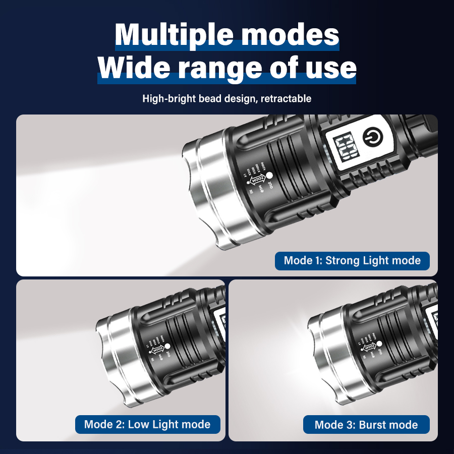 High Power 200000LM LED Flashl - Outdoor Lighting Bollards 评论和价格