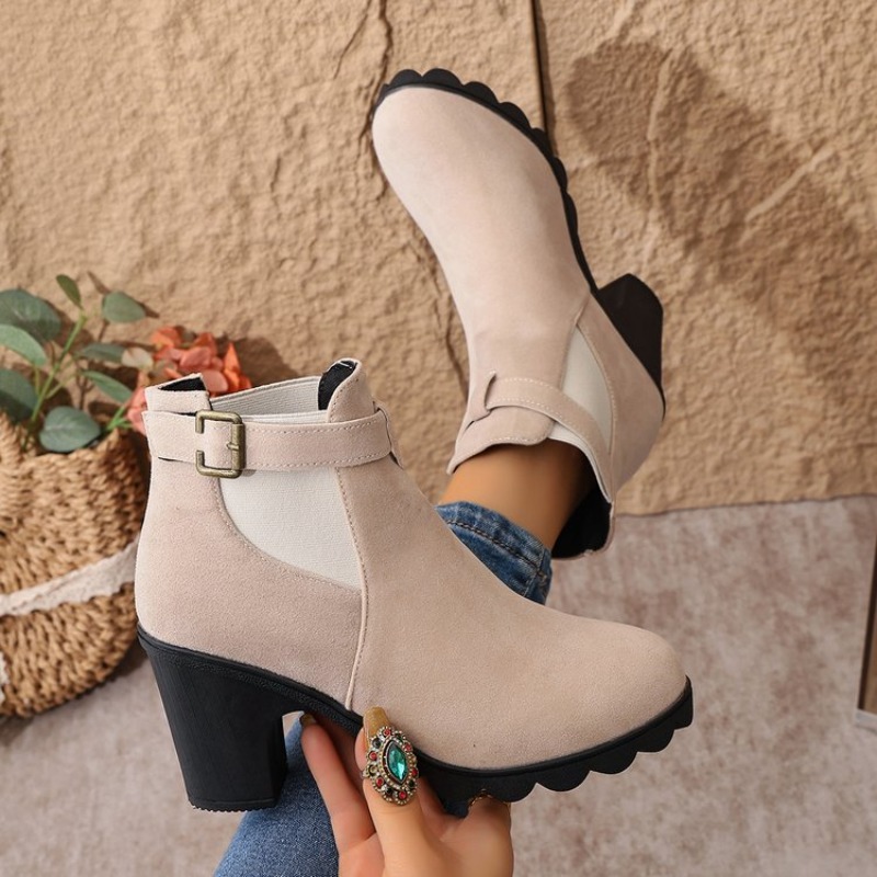 Women's Ankle Boots Round Toe  - Outdoor Lighting Round 评论和价格