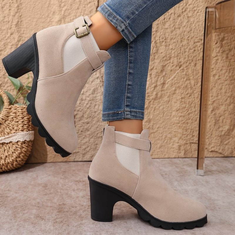 Women's Ankle Boots Round Toe  - Outdoor Lighting Round 评论和价格