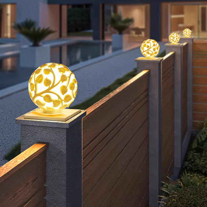 Outdoor column lights solar LE - Outdoor Lighting Lamps 评论和价格