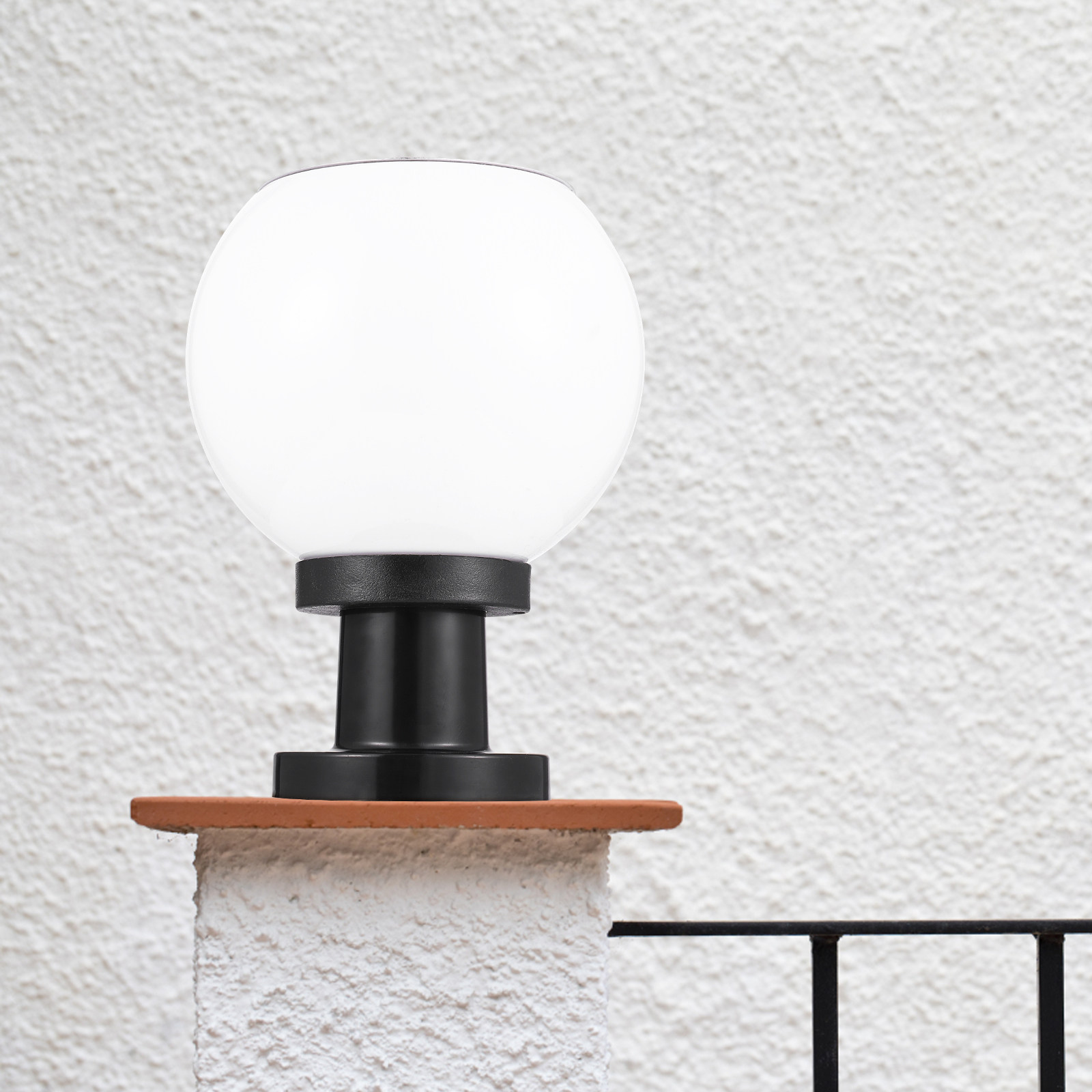 1 Solar Powered Round LED Wall - Outdoor Lighting Round 评论和价格