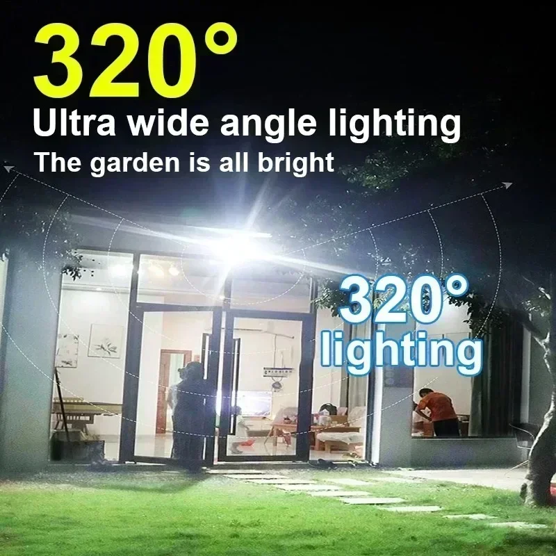 12000LM Powerful Solar Wall La - Outdoor Lighting Ground 评论和价格