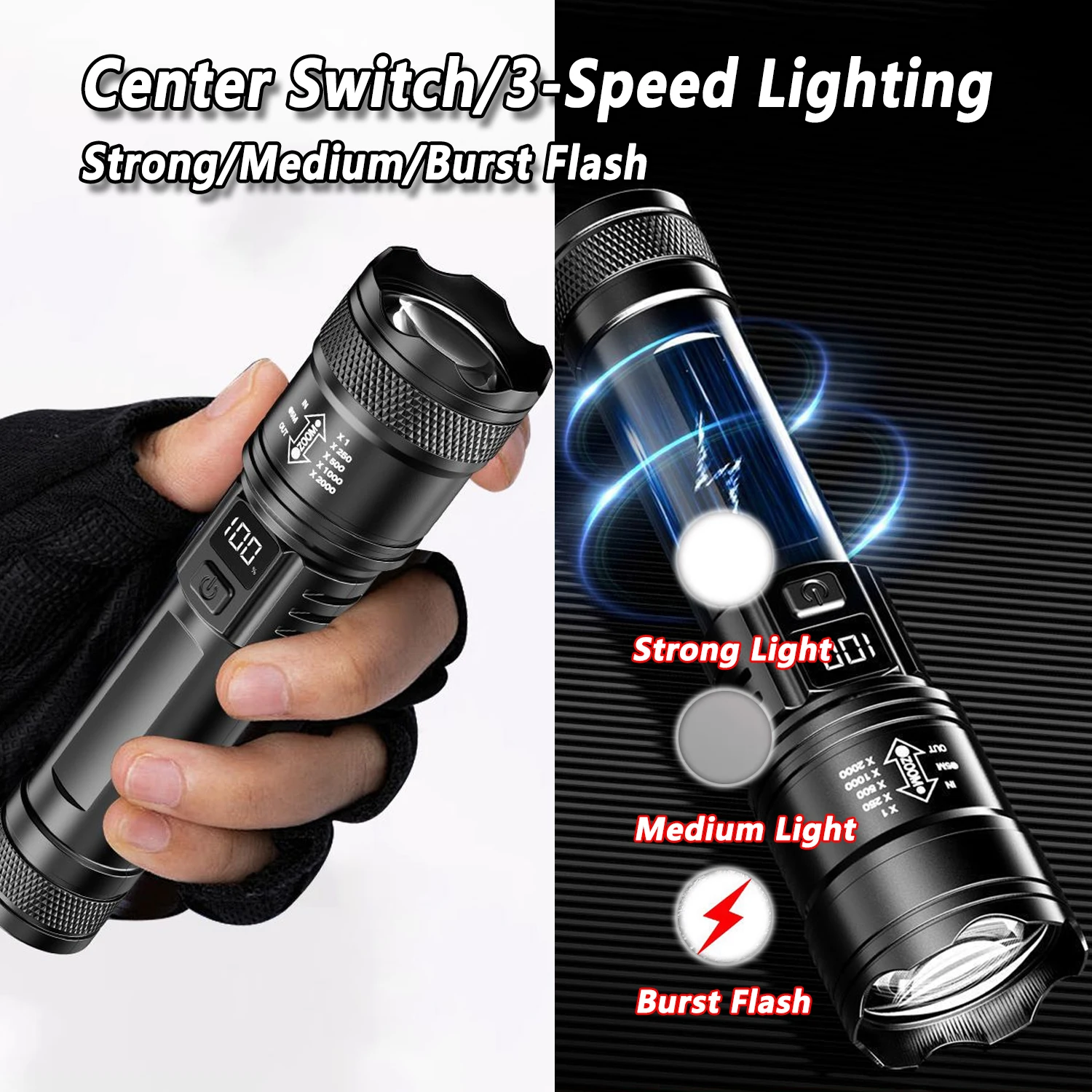 Ultra Bright LED Flashlight 20 - Outdoor Lighting Bollards 评论和价格