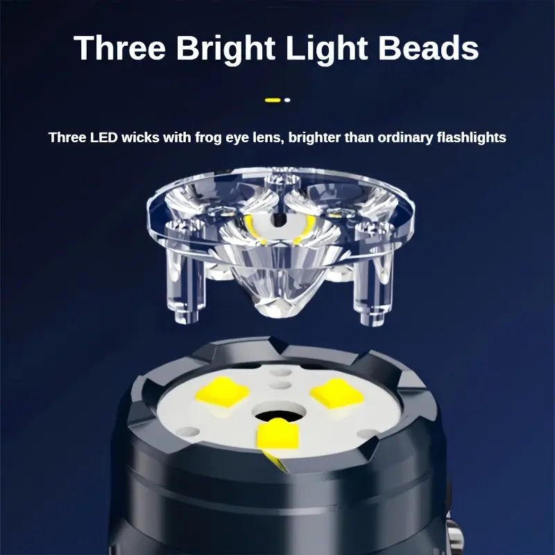 Mini 3LED Flashlight With Pen  - Outdoor Lighting Bollards 评论和价格