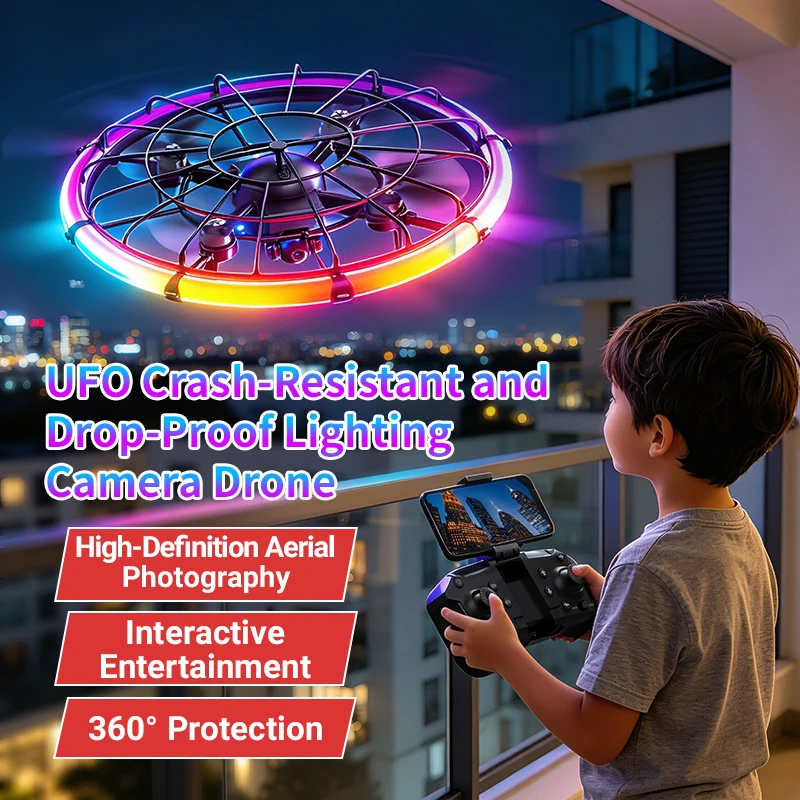 JJRC H145 UFO RC Drone with Du - Outdoor Lighting Controller 评论和价格