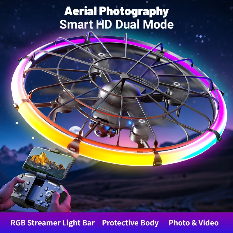 JJRC H145 UFO RC Drone with Du - Outdoor Lighting Controller 评论和价格