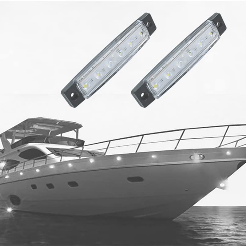 6Pcs LED Marine Boat Lights Ma - Waterproof Led Strip 评论和价格